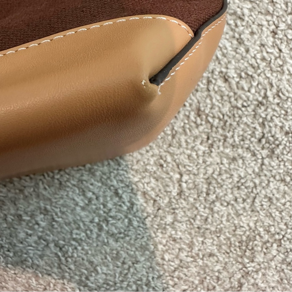 Stoney Clover Lane Brown Canvas Tote GUC - Picture 7 of 7